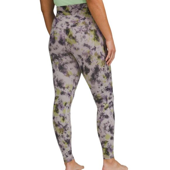 Lululemon 2021 Align Super-High-Rise Pant 28" Activewear Leggings Purple Gray 6 - Picture 1 of 8